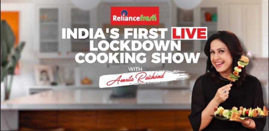 IFN, Reliance Fresh Launches Live Cooking Show With Chef Amrita