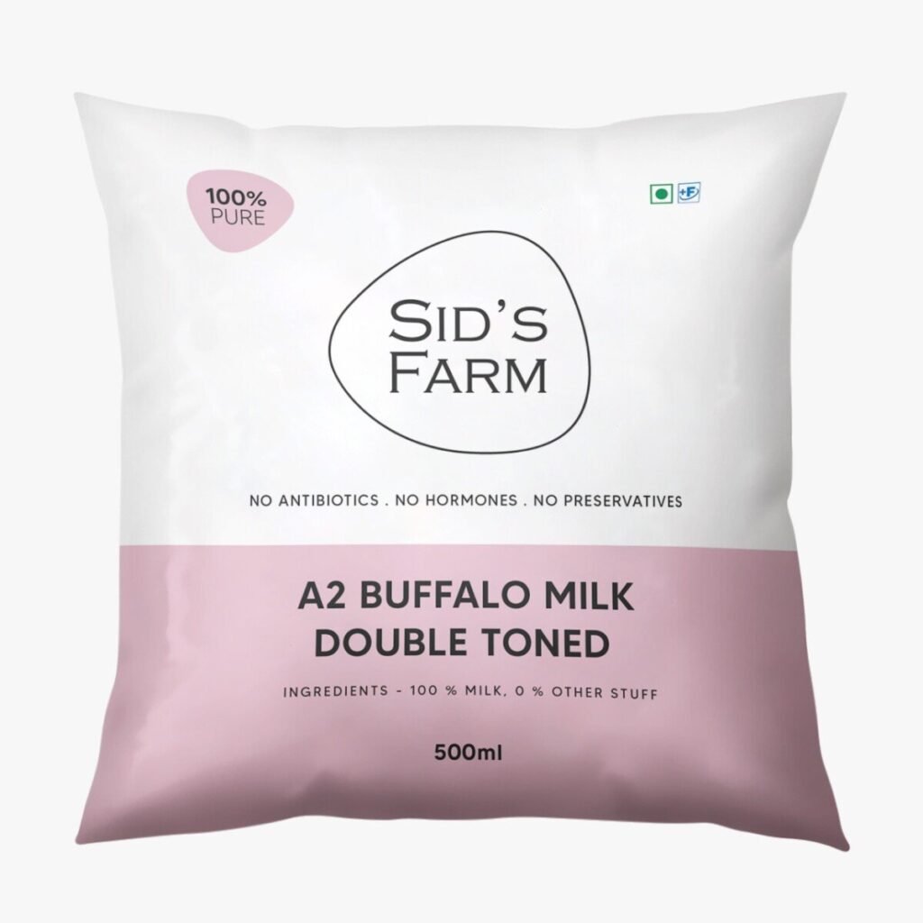 Sid’s Farm Introduces Double Toned A2 Buffalo Milk Sid's Farm - Double Toned A2 Buffalo Milk