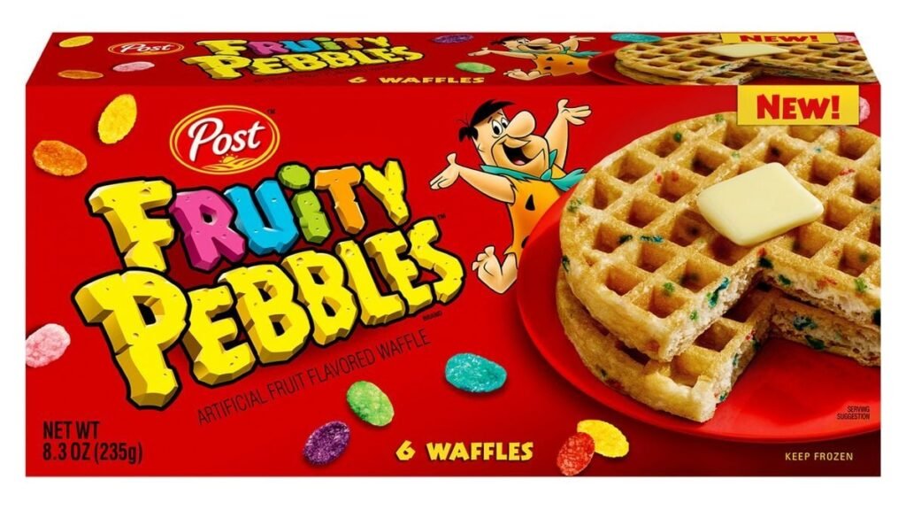Post Holdings Introduces Pebbles Cereal Flavored Waffles in Frozen Aisle Debut