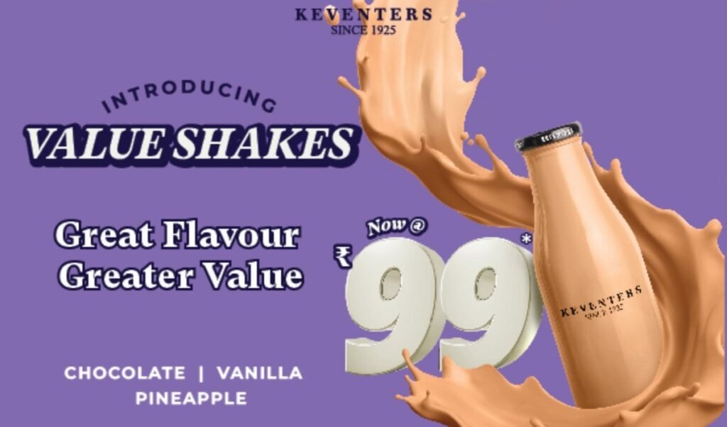 Keventers Introduces Budget-Friendly Value Shakes for Rs99